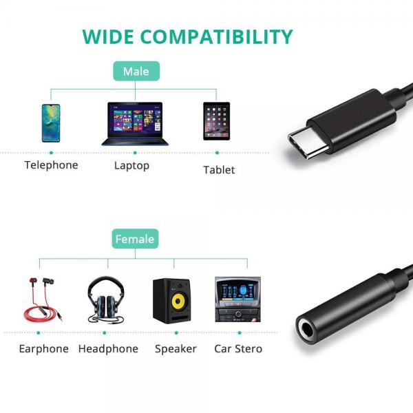 Picture of Type-C to 3.5mm Audio Jack